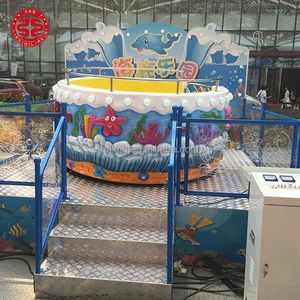 Thrilling Rides Turntable Playground Amusement Kiddie Music Rides Mini Turntable Rides Disco Tagada for Sale - Product Image 1