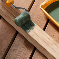 Rouleau à peinture en mousse de 2 pouces de qualité industrielle pour enfants, à dégagement rapide, sans cage, cadre antirouille, placage de zinc 1