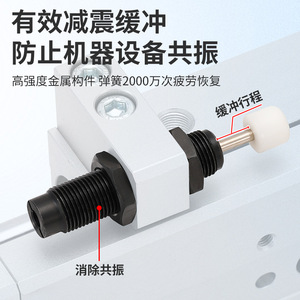 Amortiguador Hidráulico Liyuan AC0806100812101412-2, Amortiguador Ajustable para Control de Vibraciones en Maquinaria - Product Image 1