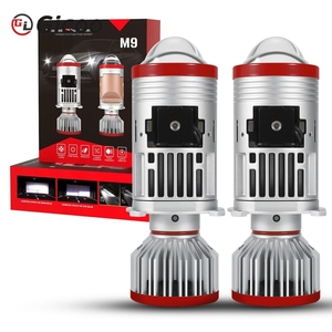 Phares de voiture Gicoo M9 à lentille de projecteur Hi-Low Beam 150W H4, accessoires 6000K 20000lm, ampoule de phare LED, mini projecteur laser LED - Product Image 4