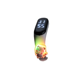 Reloj Digital LED 2026 al por Mayor, Nuevo, Moderno, con Luces Coloridas, Diseño de Dibujos Animados, Control Táctil, para Estudiantes de Primaria, Niñas - Product Image 3