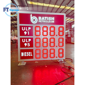Affichage <span class=keywords><strong>numérique</strong></span> personnalisé des <span class=keywords><strong>prix</strong></span> du carburant <span class=keywords><strong>à</strong></span> LED pour station-service, télé<span class=keywords><strong>commande</strong></span>, étanche IP65, cadre en aluminium - Product Image 3