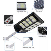 Bon Lampadaire Solaire Tout-en-Un 800W 1000W 1200W 2000W, Lampadaire Solaire LED Intégré Étanchéité IP67