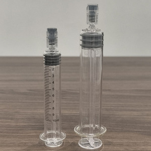 Fournisseur de premier plan : Seringues en verre Luer Lock sans marquage, 10 <span class=keywords><strong>cc</strong></span> (10 ml), pour injection cosmétique de produits de comblement dermique à base d'acide hyaluronique - Product Image 4