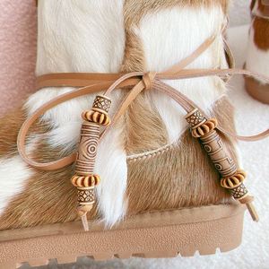 Botas de Nieve para Mujer, Estilo Invernal 2025, Construcción de Lana Premium para Mayor Calidez, Antideslizantes y con Suela Gruesa - Product Image 4