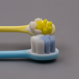 Brosse à dents à poils doux pour adultes, 19 cm, nylon, manuelle, usage domestique, gencives sensibles - Product Image 5