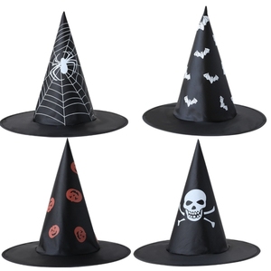 Chapeau de sorcière d'<span class=keywords><strong>Halloween</strong></span> en tulle, chapeau de magicien, accessoires de costume, chapeau de sorcière magique pour fête, accessoires de <span class=keywords><strong>maquillage</strong></span> et de déguisement - Product Image 2