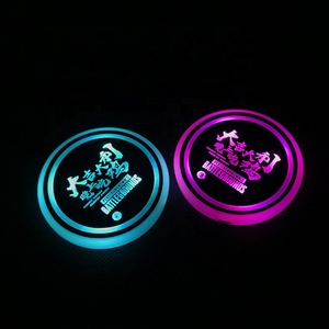 <span class=keywords><strong>Posavasos</strong></span> con Luz Ambiental LED RGB de 7 Colores para Portavasos de Auto, Alimentado por USB, 6.8CM, 28g - Product Image 3
