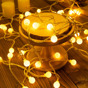 Navidad Balls LED String Fairy Garland Christmas Decorations Outdoor Wedding Party Garden Decor Holiday Light USB/<b>Battery</b> - Product Image 6