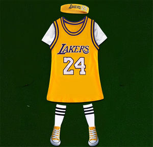 Ventes en gros de maillots de basket-ball pour enfants de haute qualité, robes d'été pour petites filles, robes pour enfants et adultes - Product Image 3