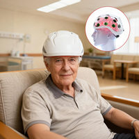Casque de photobiomodulation cérébrale PBM, dispositif de thérapie par lumière infrarouge proche transcrânienne pour la fatigue cérébrale et le soutien du sommeil