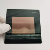 Panneau en verre tactile trempé, couvercles en verre tactile personnalisés avec impression sérigraphique pour interrupteurs de contrôle d'éclairage de maison intelligente