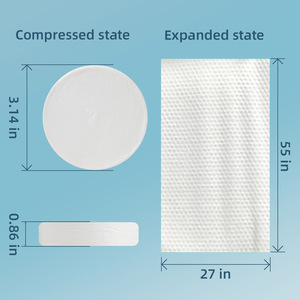 Toalla de baño de algodón desechable <span class=keywords><strong>para</strong></span> Hotel 70X140, toalla de <span class=keywords><strong>cuerpo</strong></span> comprimido portátil con monedas, deportes, patrones impresos, limpieza, uso de viaje - Product Image 6