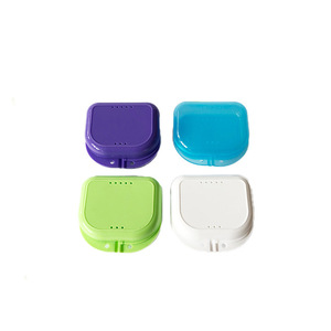 <b>Denture</b> Case Plastic Storage <b>Box</b> With Holes For Retainer And <b>Denture</b> Care Adult Use - Product Image 4
