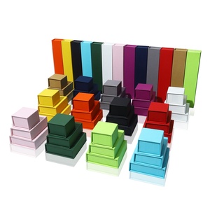 Custom Clamshell Jewelry Box Paper Cardboard Print Logo Paper Box Packaging Jewelry <b>Boxes</b> - Product Image 3