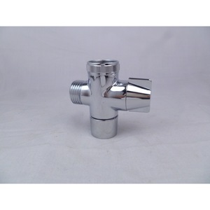 Bathroom Faucet Spout With Diverter Dual Water Outlet Wall Mounting Chrome Finish Modern Design Easy Installation Shower Kits - Product Image 3