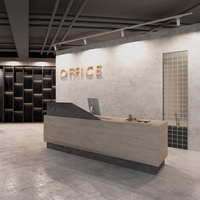 Meubles de bureau, design de comptoir de bureau, comptoir de réception d'hôtel, bureau de réception, bureau de réception Superego