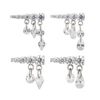 Joyería para Piercing Corporal de Titanio de Fábrica, Última Moda al por Mayor, Labret con Rosca Interna 16G, Colgante para Lóbulo, Anillo para Oreja, Aro para Hélix