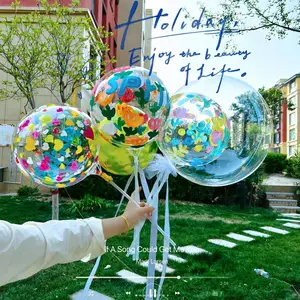 Aimi Party Inflat Diy Color Cartoon Gedrukt Bobo Ballon Custom Painting Graffiti Geschilderde Ballon Kids Speelgoed Ballon