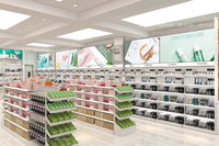 Présentoirs cosmétiques modernes et personnalisés de qualité supérieure pour les magasins phares et les boutiques de soins de la peau