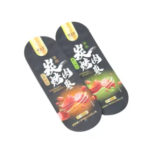 Cheap Wholesale Custom Food packaging bags shaped bags Foil pouch cooked food for Barbecue