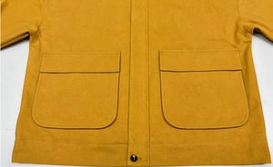 Men's Ethnic Tribal Mask Embroidery <b>Jacket</b> Yellow Faux <b>Suede</b> Bomber <b>Jacket</b> Street Style Outerwear for Custom Logo & Bulk Orders - Product Image 5