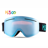 Aimant sans cadre Uv400 Logo de protection Miroir coloré personnalisé Safe Jet Neive Snow Schnelle Snowboard Masques Brilles Lunettes de ski