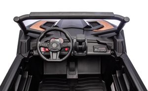 Mobil mainan berkendara anak UTV 4WD kuat semua medan 24V dengan 7 inci MP4 <span class=keywords><strong>2</strong></span> tempat duduk dapat disesuaikan untuk <span class=keywords><strong>2</strong></span>-4 tahun terbuat dari plastik tahan lama - Product Image 5