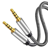 Câble audio SANGUAN 3,5 mm mâle vers 3,5 mm mâle, adaptateur audio haute fidélité, câble adaptateur auxiliaire pour caméra de voiture
