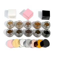 Label privé Pommade pour sourcils de maquillage Gel pour sourcils imperméable Pommade pour sourcils longue durée 10 couleurs
