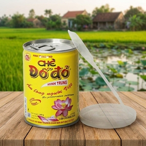 Soupe de haricots rouges sucrés vietnamiens traditionnels en conserve, dessert 240g, ingrédients naturels, sans conservateurs, vente en gros - Product Image 5