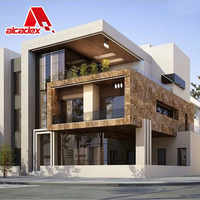 Finition granit Panneau composite aluminium Alucobond 4mm revêtement mural extérieur façade ACP ACM panneaux sandwich en tôle prix