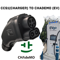 Adaptateur EV DC Longood CCS1 vers CHAdeMO pour véhicules électriques Nissan Leaf NV200 KIA Toyota Lexus Porsche Taycan sur chargeur CCS1 DC