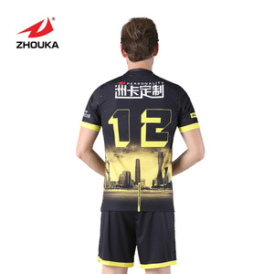 Online design 100% Polyester Football sports jerseys wholesale jerseys White XXXXXXXL - Product Image 3