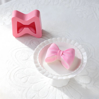 Adorable ensemble de moules à nœud papillon en silicone-Moule à dessert et décoration de gâteau 3D pour la cuisson