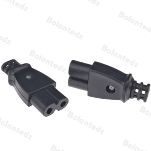 C7 Netz stecker IEC C8 Kabelst ecker 2 Buchsen Selbst verkabeln des Kabel 2.5A 250V Für DIY-Kabel Elektrischer Stecker - Product Image 6