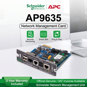 Carte de gestion réseau APC AP9635 <span class=keywords><strong>UPS</strong></span> 2 avec surveillance environnementale, accès hors bande et Modbus - Product Image 1