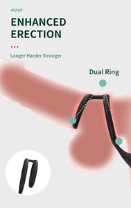 Nuevo Vibrador Anal con Control Remoto por Aplicación, Diseño de Doble Anillo, Rotación y Estimulación de Próstata, con Anillos Penianos, Venta al Por Mayor - Product Image 6