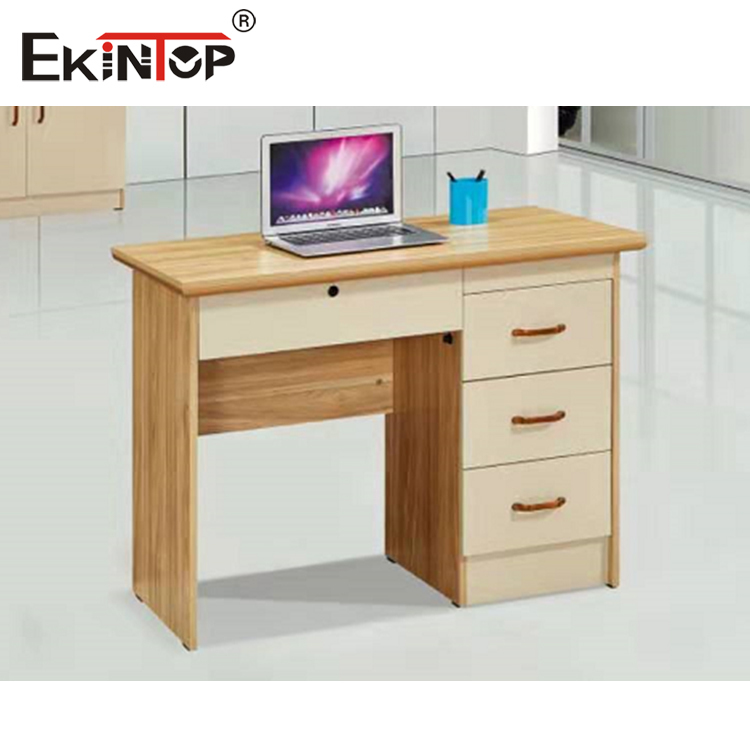 Офисный стол Ekintop, классическая офисная мебель, простой деревянный стол с четырьмя ящиками, стол для учебы