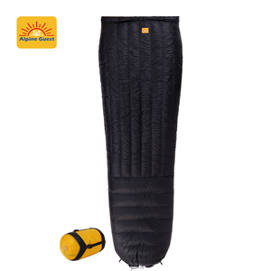 <span class=keywords><strong>Sacco</strong></span> <span class=keywords><strong>a</strong></span> <span class=keywords><strong>Pelo</strong></span> da Campeggio Alpine Guest Ultraleggero in 95% Piumino d'Anatra 850FP per Climi Freddi - Product Image 4