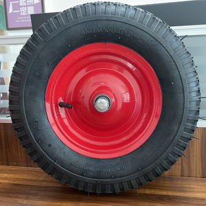 ホイールホイールタイヤ10 12 13 14 16インチボールベアリング穿刺プネマティックラバーホイールタイヤ手押し工具用カートホイール手押し車 - Product Image 3