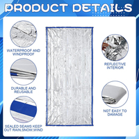 Sac de survie léger et imperméable, sac de couchage thermique en mylar d'urgence