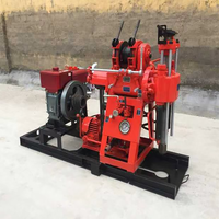 Machine de forage de puits d'eau portable, compacte, multifonctionnelle, à entretien facile, montée sur tracteur, à vis rotative pneumatique
