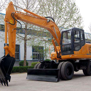 Landwirtschaft licher Obstgarten Gewächshaus technik Gemüse gewächs häuser Mini Bagger lader Hydraulischer Raupen rad schaufel bagger - Product Image 3