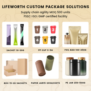 Lifeworth Gesunde Kontrolle Pulver Gewichtsfit Ganoderma Instantkaffee mit Garcinia Cambogia Diät Grünkaffee - Product Image 2