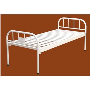 Shixin Hospital Bed Flat Manual Single Crank With Iv Stand For Nursing <b>Care</b> - Product Image 2