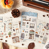 4 autocollants par paquet Little Joys Along the Way Series Premium-feel Planner Stickers DIY Planner Supplies