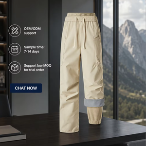 Pantalon de randonnée imperméable 3-<span class=keywords><strong>en</strong></span>-1 personnalisé 5000 mm, pantalon cargo coupe-vent doublé polaire à marque privée, OEM clé <span class=keywords><strong>en</strong></span> main avec logo 1 pièce - Product Image 1