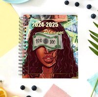 Cuaderno de Papel A5/A6 con Encuadernación Espiral y Impresión Personalizada, Diario, Agenda, Organizador Diario, Semanal y Mensual, Planificador, Regalo