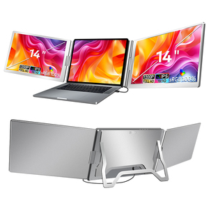 Nouveau produit 2026 : Ordinateur portable de jeu portable 14 pouces à <span class=keywords><strong>double</strong></span> écran, 2 écrans IPS 1200p, USB Type-C, triple <span class=keywords><strong>double</strong></span> rétroéclairage LED, pour usage professionnel - Product Image 1